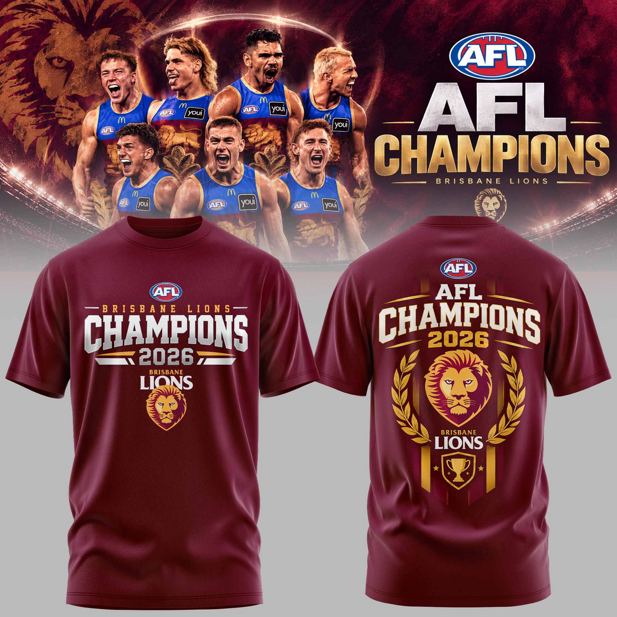 PREMIUM AFL X BL THANK FOR MEMORIES CHAMPIONSHIP TSHIRT LIMITED EDITION NDT VHM 2026