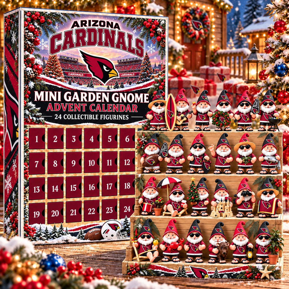 AC x NFL Mini Garden Gnome Advent Calendar