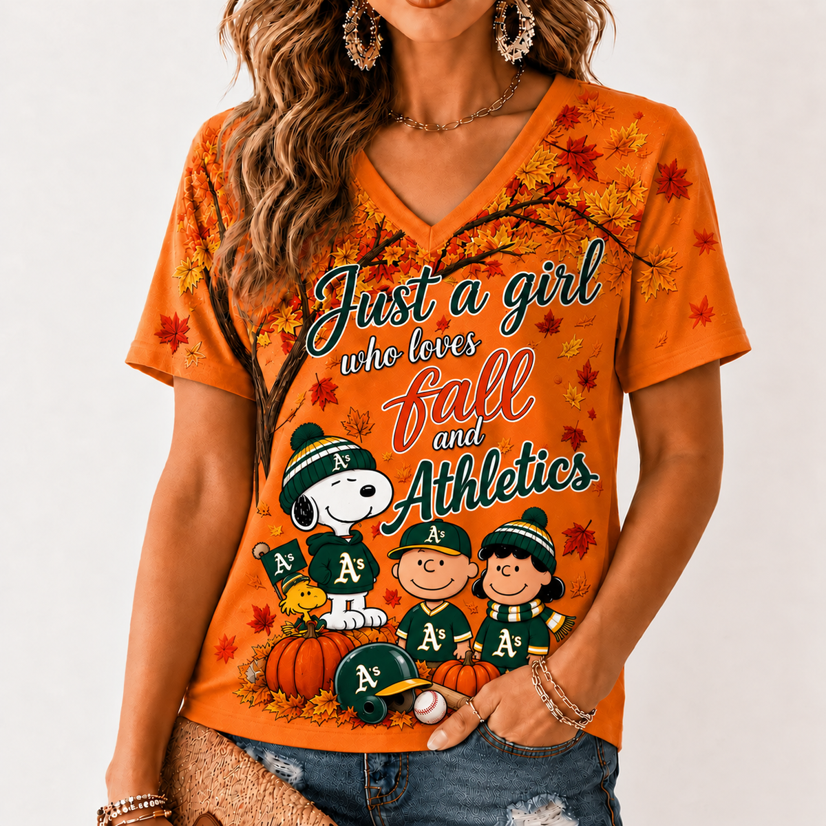 ATH Premium MLB Fall Season V-Neck