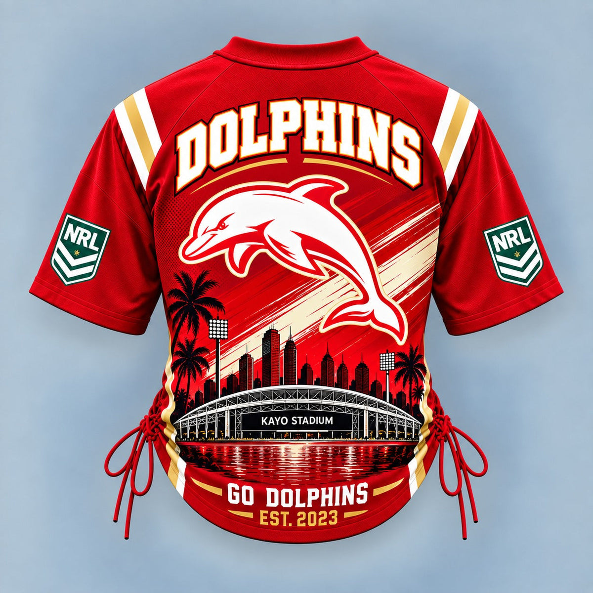 DOL Premium EPL Game Day Women Lace-Up Jersey Shirt