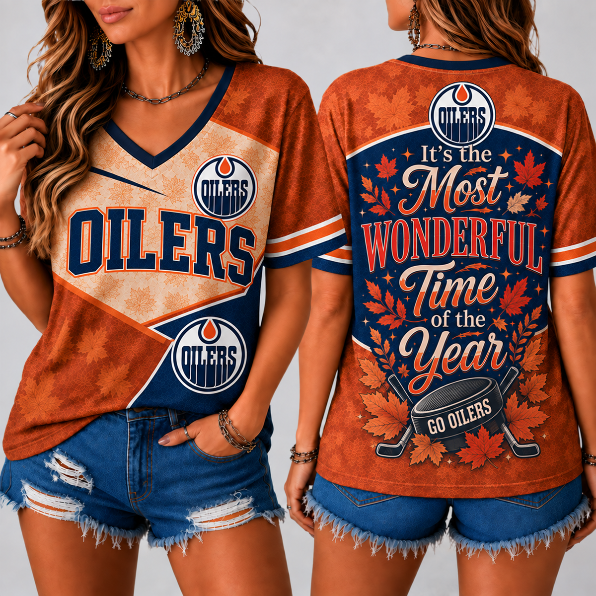 EO Premium NHL Fall Game Day V-Neck Shirt