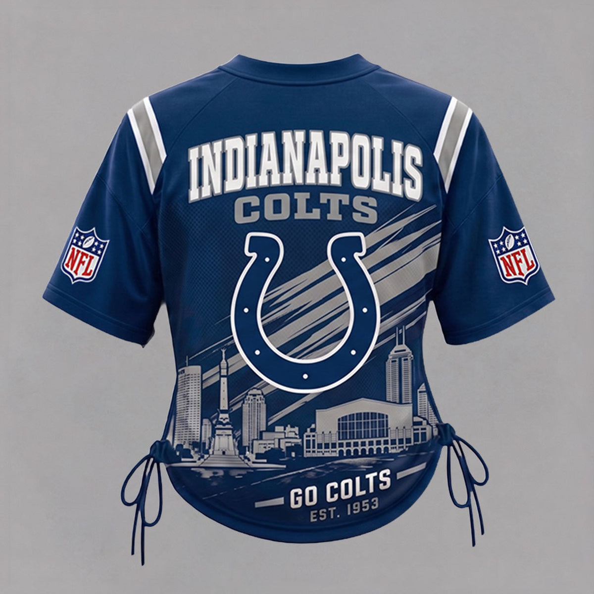 IC Premium NFL Game Day Women Lace-Up Jersey Shirt