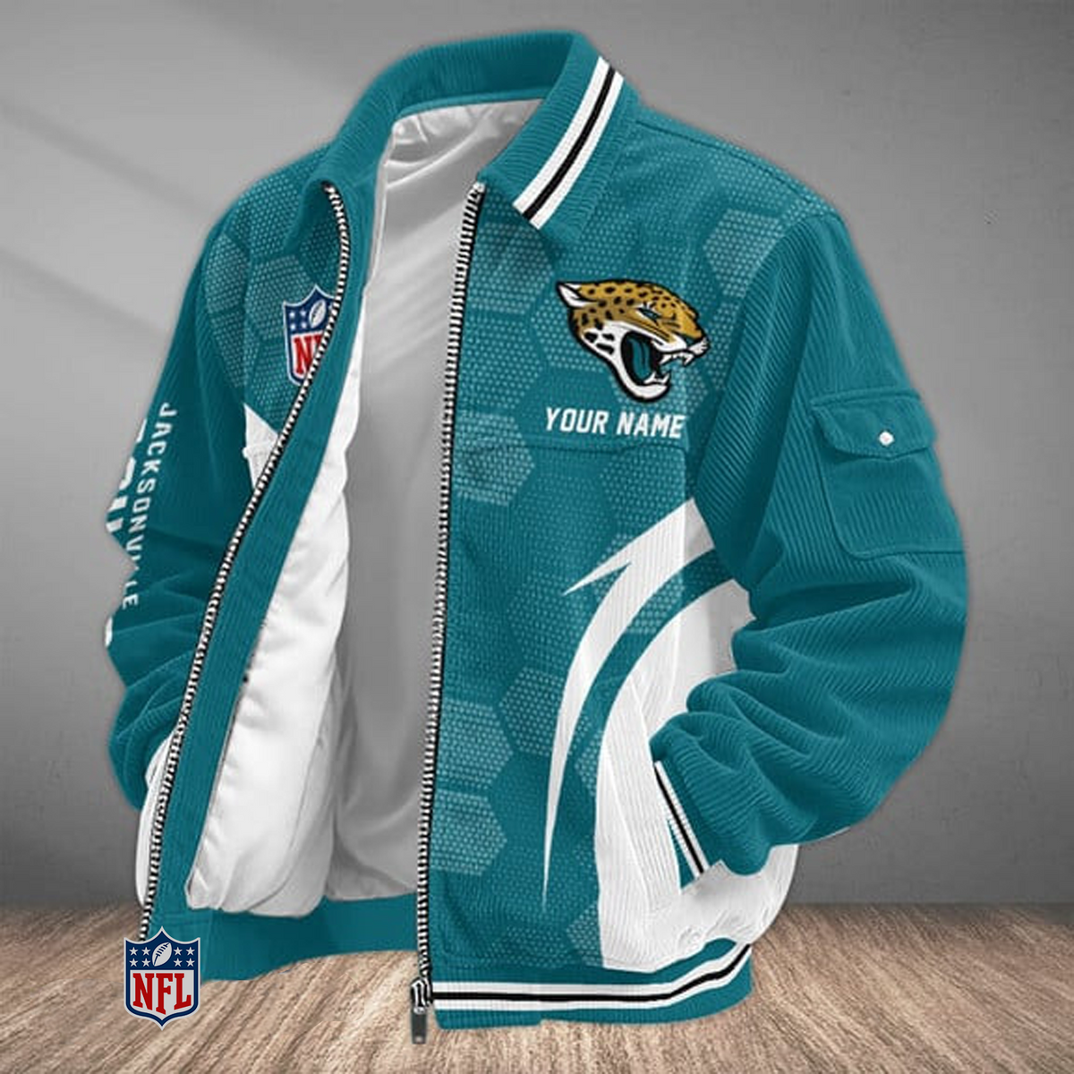 JAX x NFL Classic Varsity Corduroy Jacket