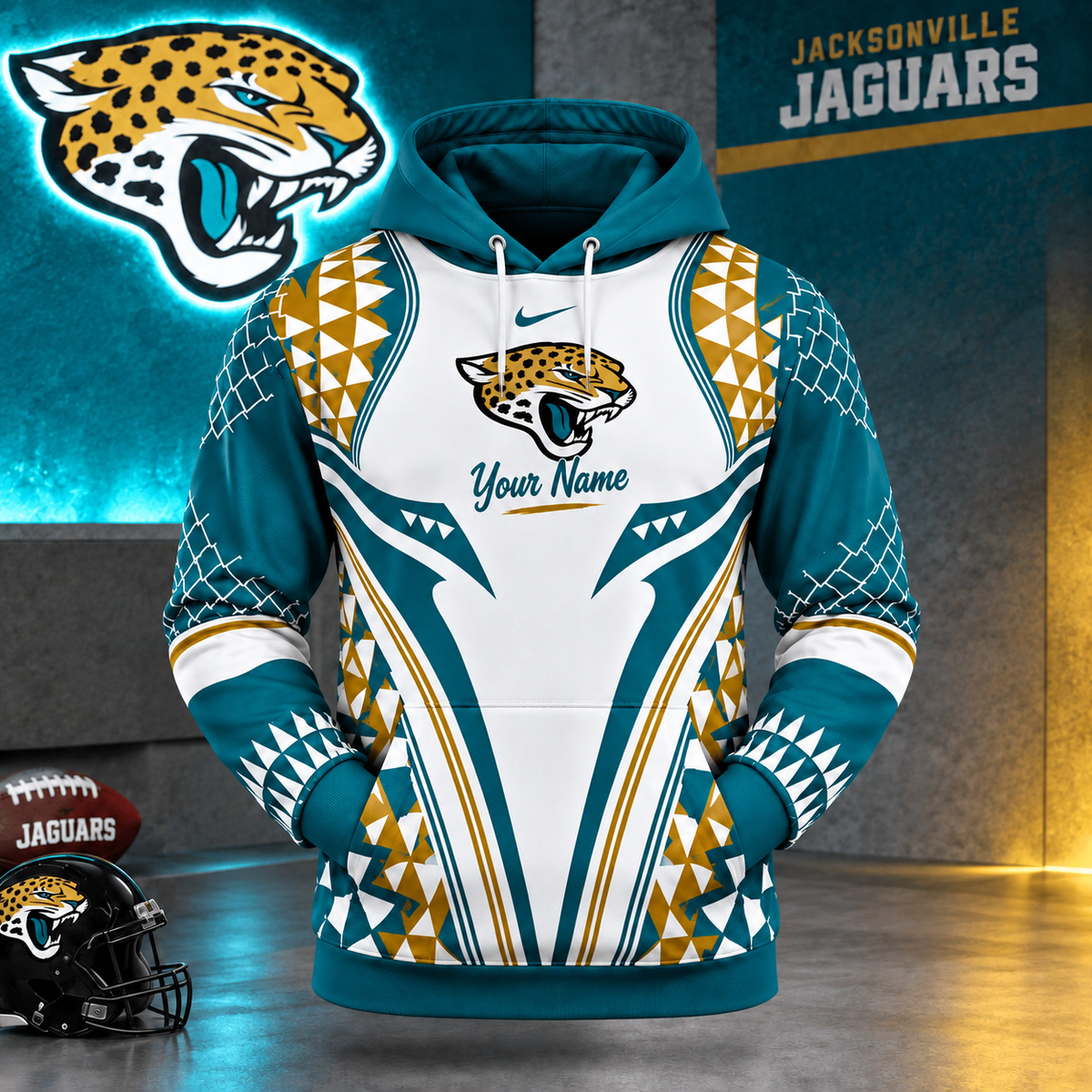 JJ Premium NFL Football Graphic Hoodie