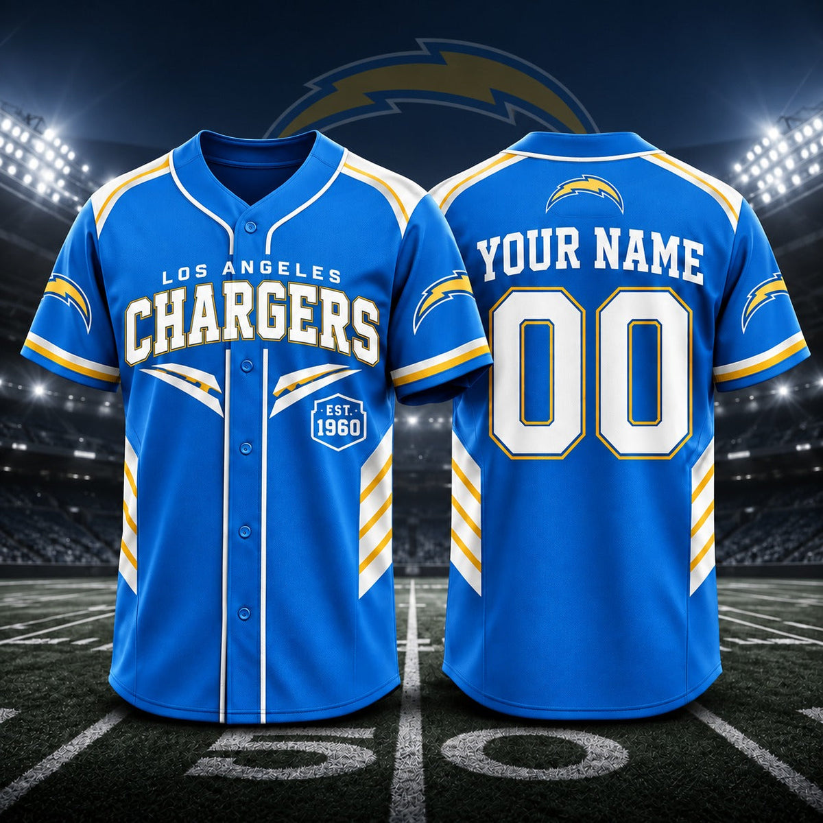 LAC Premium NFL Custom Name and Number Jersey