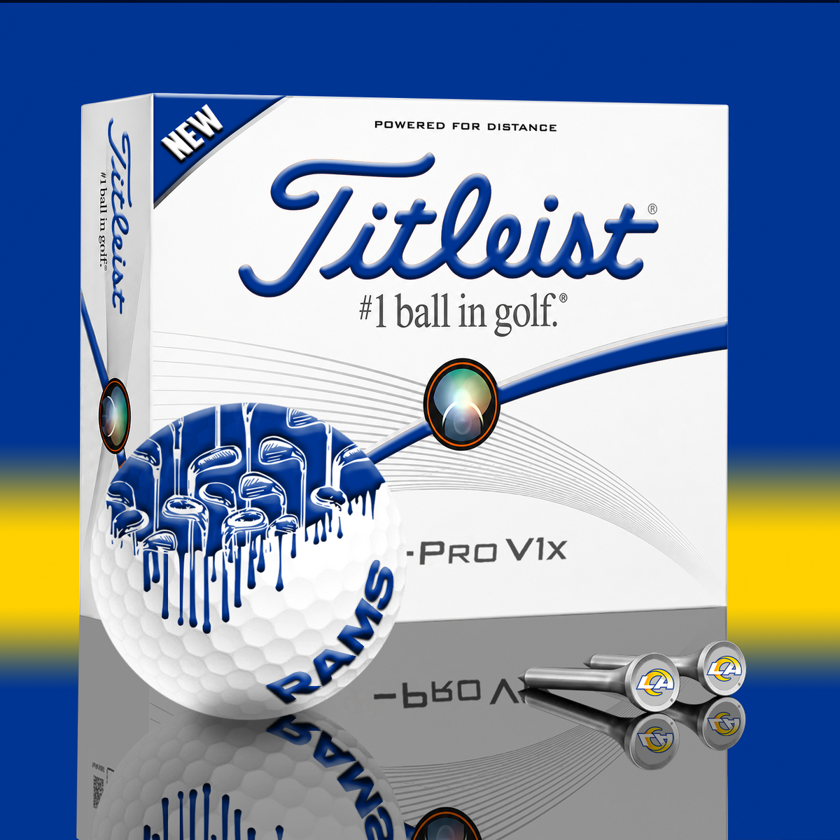 LAR x NFL PERSONALIZED GOLF BALL LIMITED EDITION V2