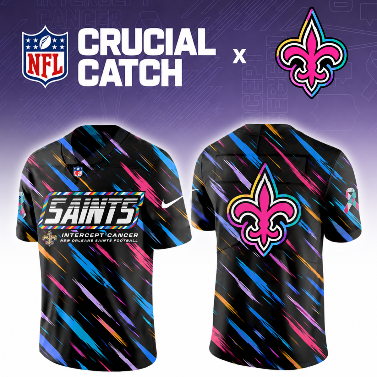 NOS x NFL Crucial Catch Football Jersey