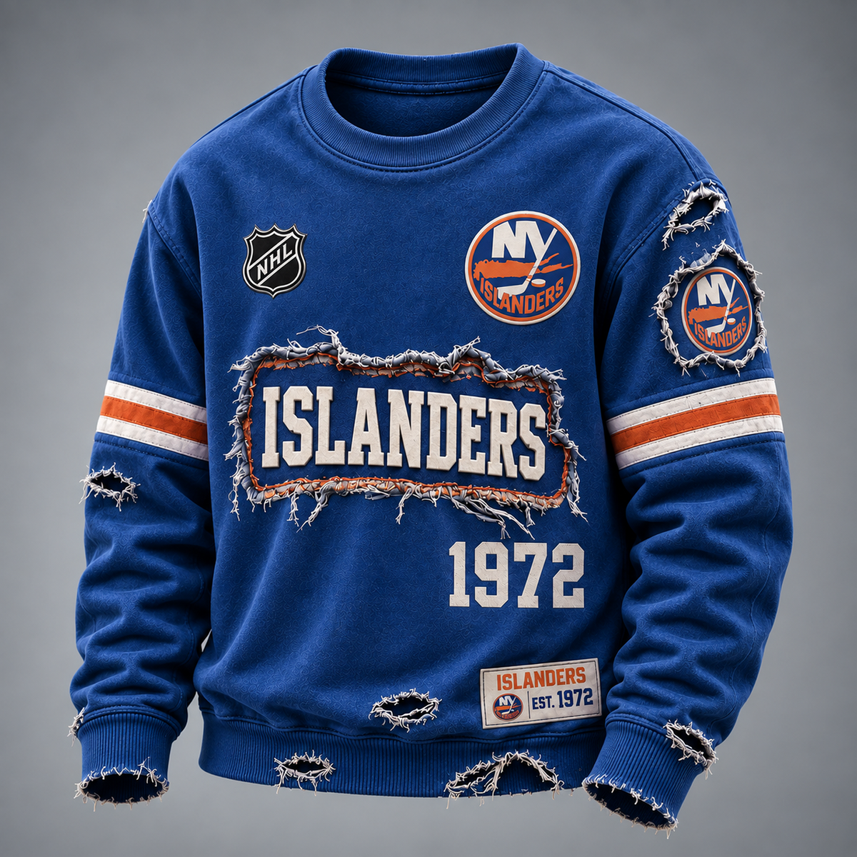 NYI x NHL Distressed Premium Sweatshirt