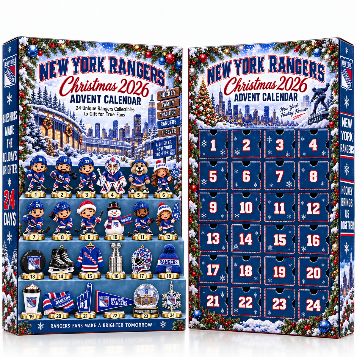 NYR x NHL team Advent Calendar Box New Style For Fan