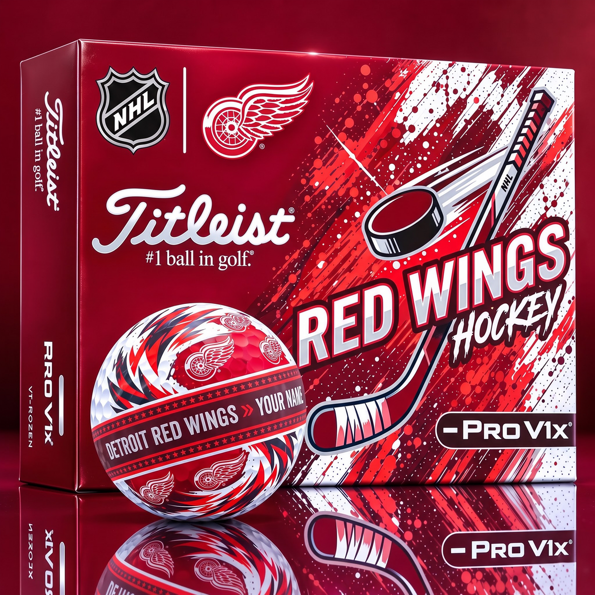 OFFICIAL TILIEST X SIGNATURE NHL DRW CUSTOME NAME 3D TIE-DYE V5 GOLF BALL SET EDITION