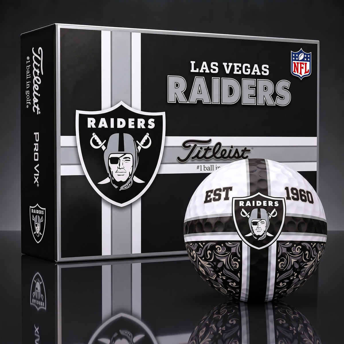 OFFICIAL TITLIEST X PREMIUM NFL LV 3D GOLF BALL IN THE SHAPE OF A CROSS FOR FAN EDITION