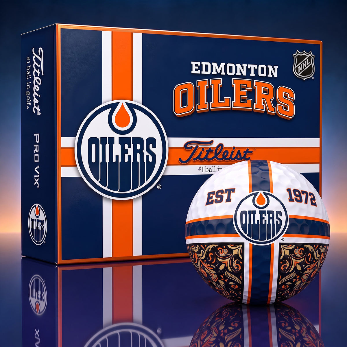 OFFICIAL TITLIEST X PREMIUM NHL EO 3D GOLF BALL IN THE SHAPE OF A CROSS FOR FAN EDITION