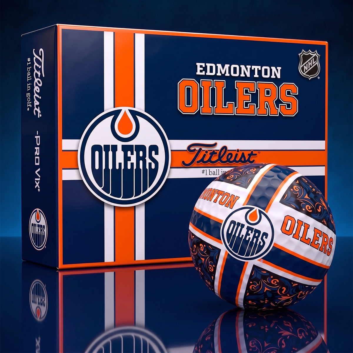 OFFICIAL TITLIEST X PREMIUM NHL EO 3D GOLF BALL IN THE SHAPE OF A CROSS FOR FAN EDITION V2