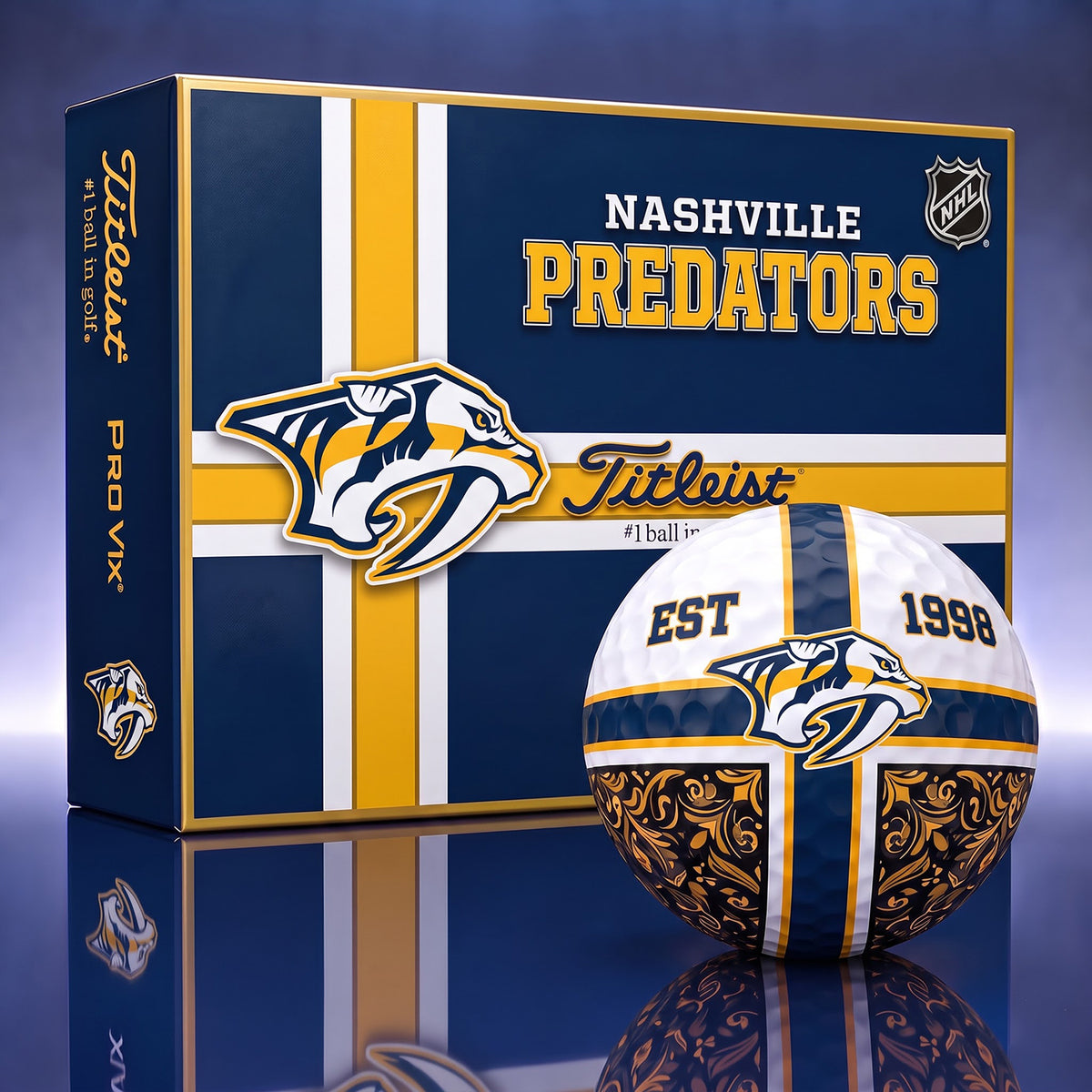 OFFICIAL TITLIEST X PREMIUM NHL NP 3D GOLF BALL IN THE SHAPE OF A CROSS FOR FAN EDITION