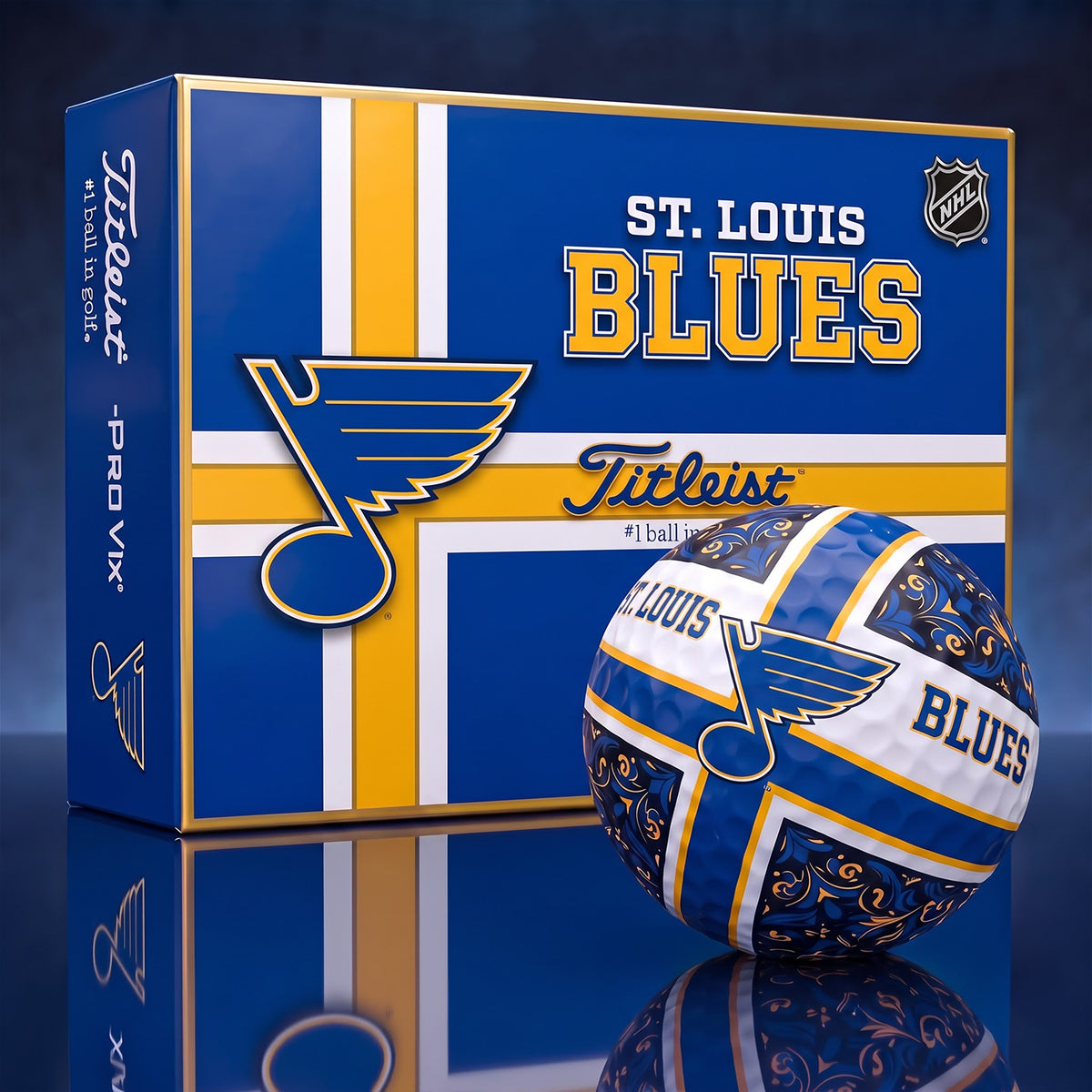 OFFICIAL TITLIEST X PREMIUM NHL SLB 3D GOLF BALL IN THE SHAPE OF A CROSS FOR FAN EDITION V2