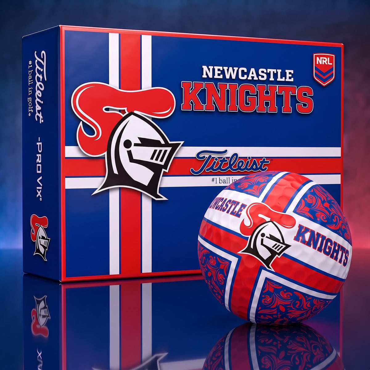 OFFICIAL TITLIEST X PREMIUM NRL NK 3D GOLF BALL IN THE SHAPE OF A CROSS FOR FAN EDITION V2