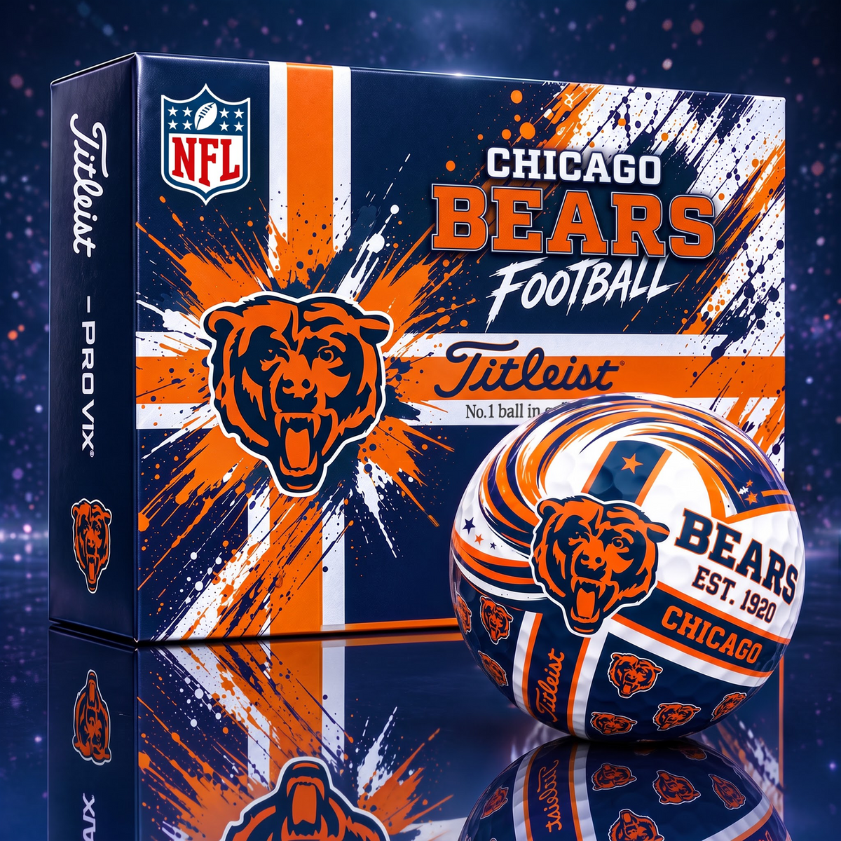 Official NFL x CB Titleist Bespoke 3D Jesus Faith Golf Ball Collector Set EDITION