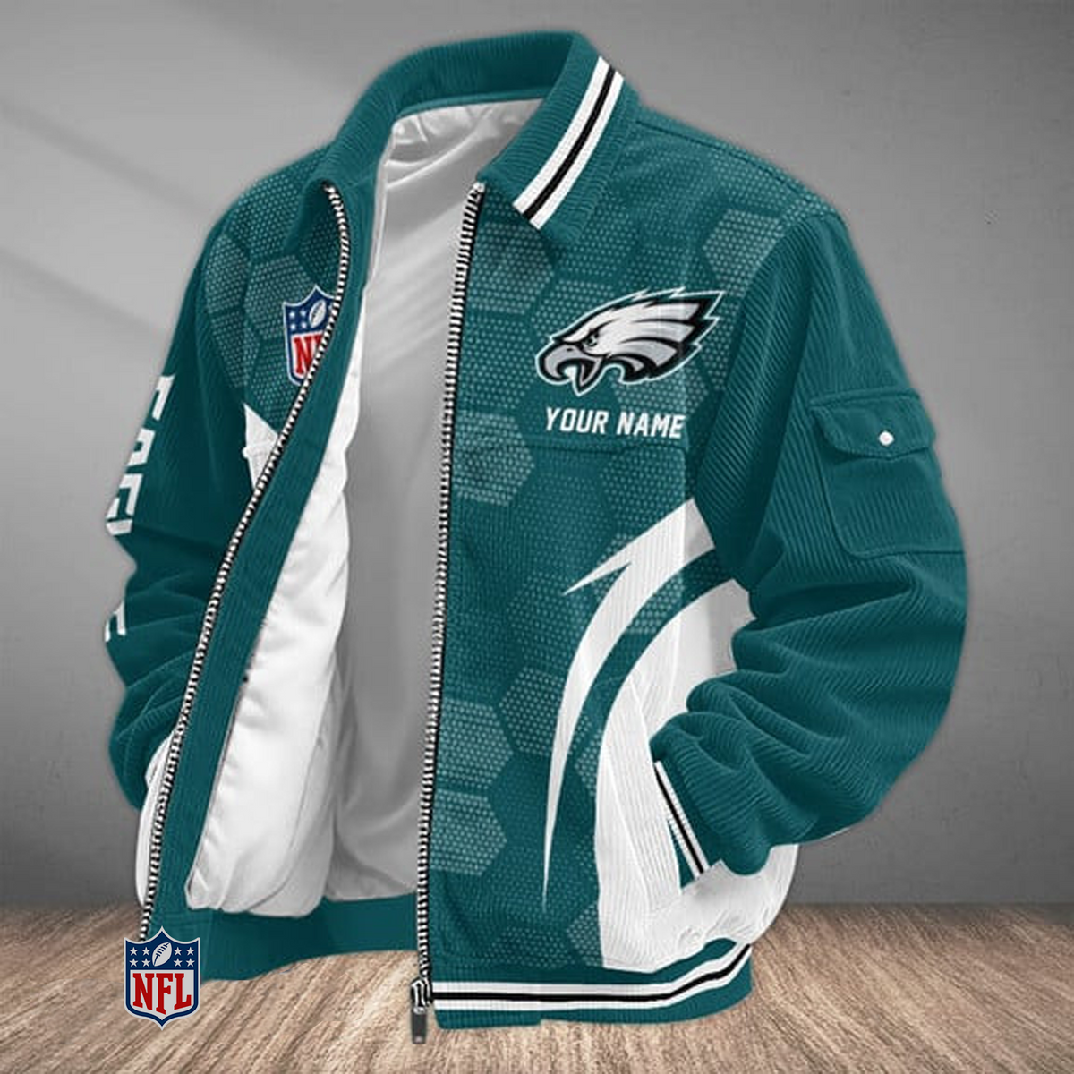 PHI x NFL Classic Varsity Corduroy Jacket