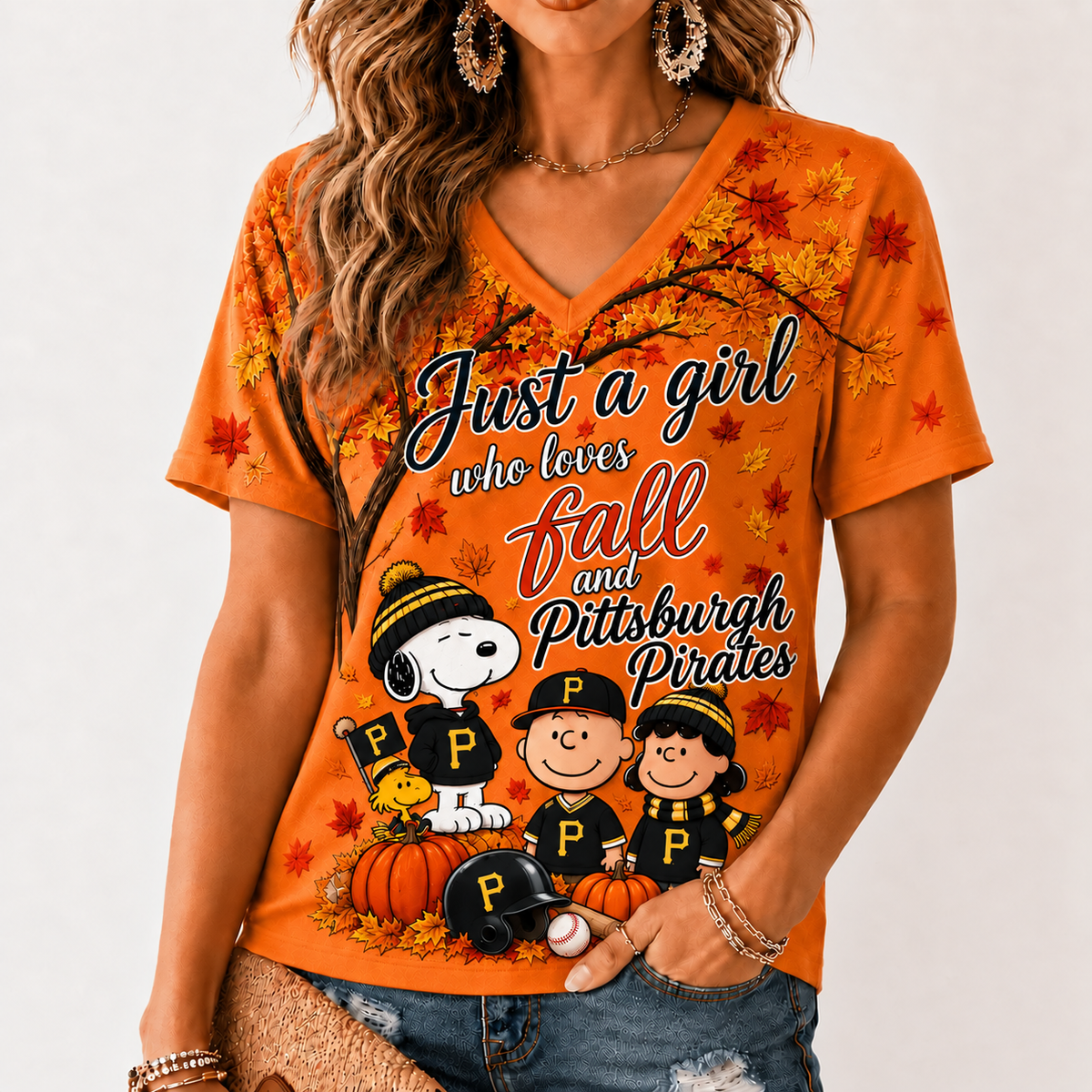PIT Premium MLB Fall Season V-Neck