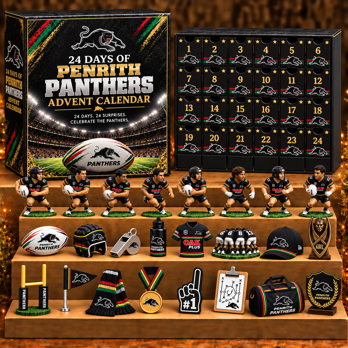 PP x NRL Personalized 24 Days Of Super Rugby Advent Calendar Blink Box