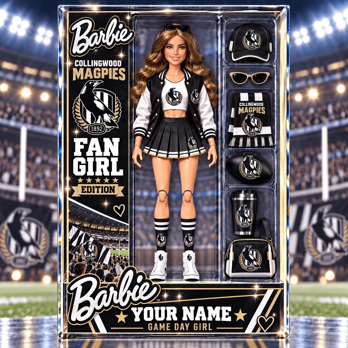 PREMIUM AFL X COL EXCLUSIVE Barbie Personalized V3 Acrylic Block Plaque Gifts For Fan - Limited Edition
