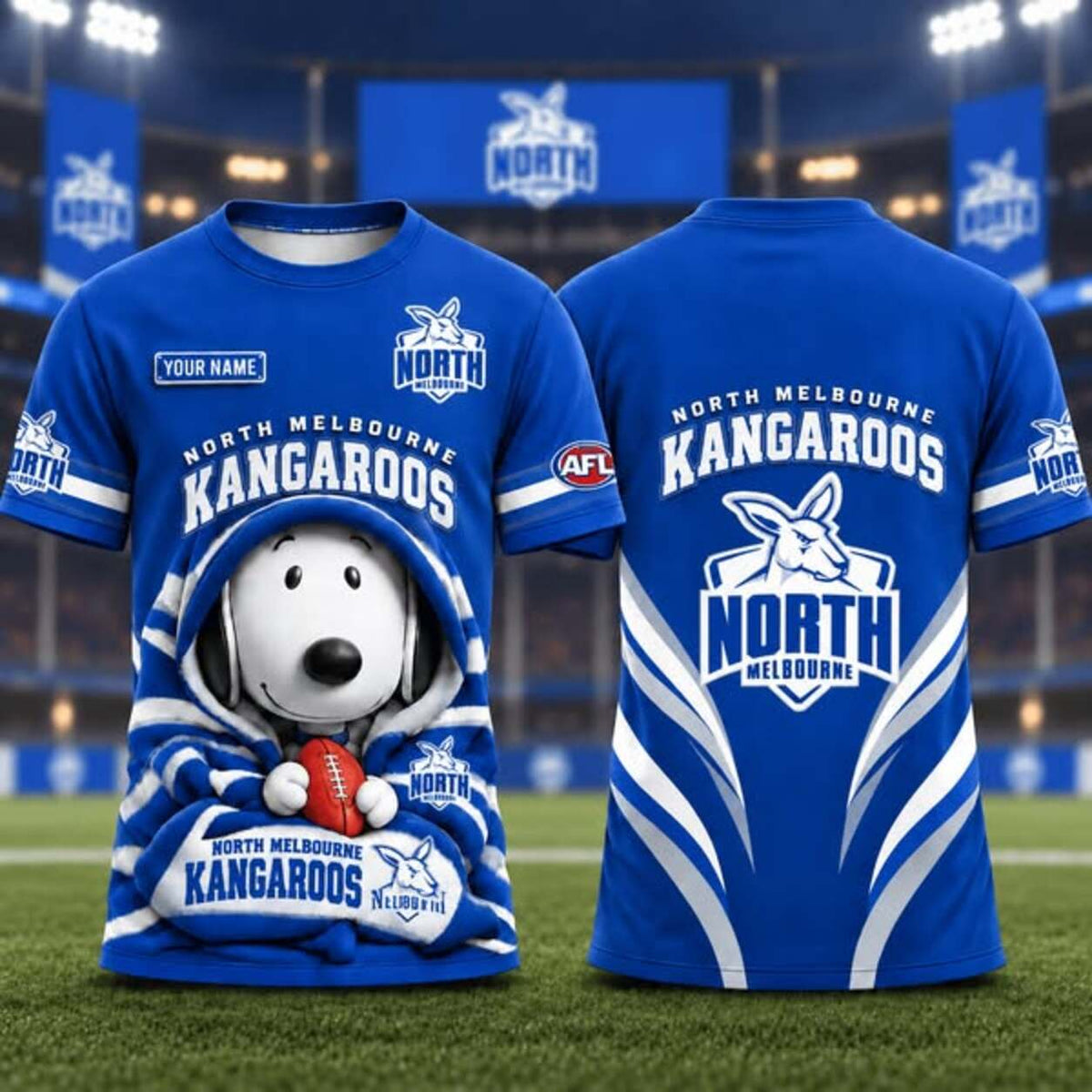 PREMIUM AFL X NM SNOPPY PERSONLIZED TSHIRT LIMITED EDITION