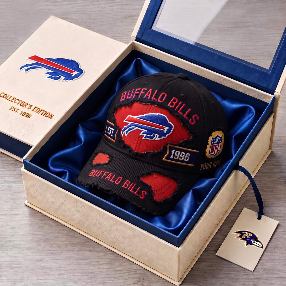 PREMIUM NFL X BB DELUXE CUSTOME NAME CLASSIC CAP LIMTED EDITION