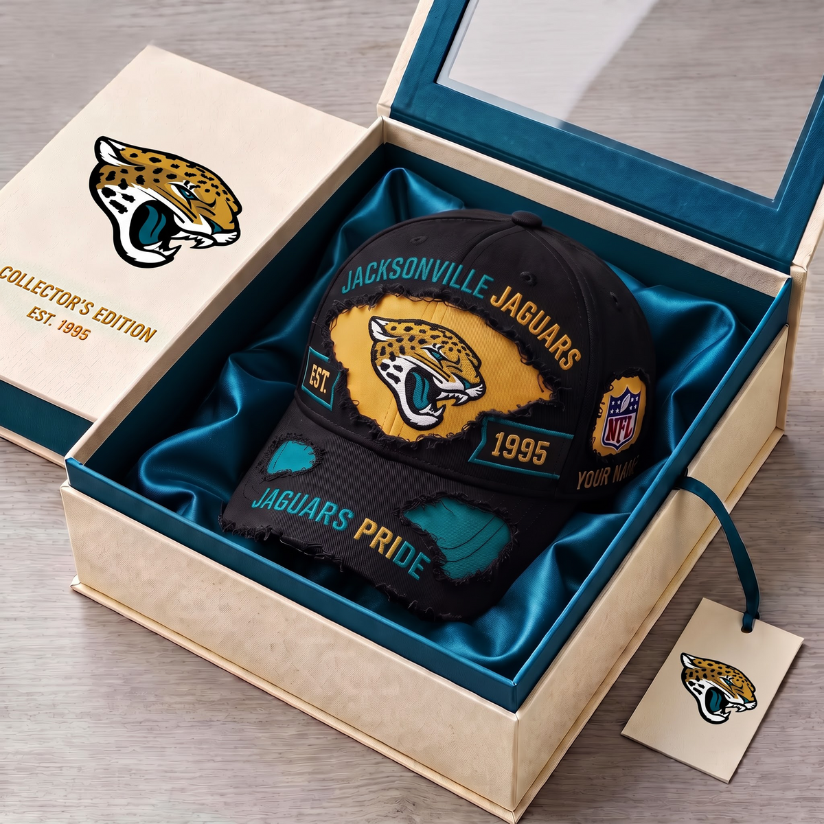 PREMIUM NFL X JJ DELUXE CUSTOME NAME CLASSIC CAP LIMTED EDITION