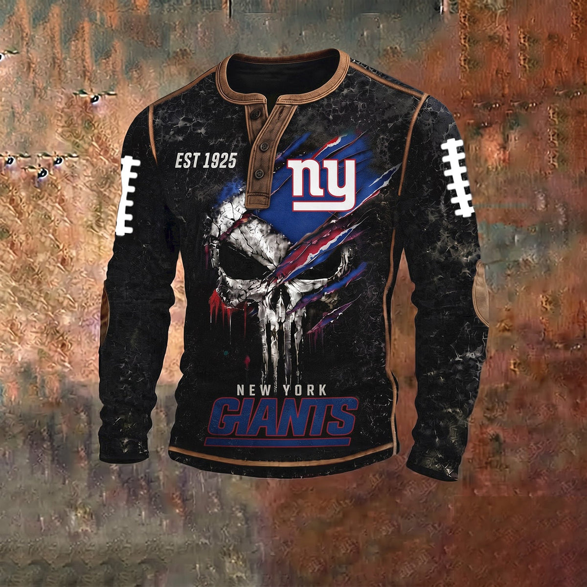 PREMIUM NFL X NYG EXCLUSIVE Shadow Skull NFL Long Sleeve – Tactical Edition