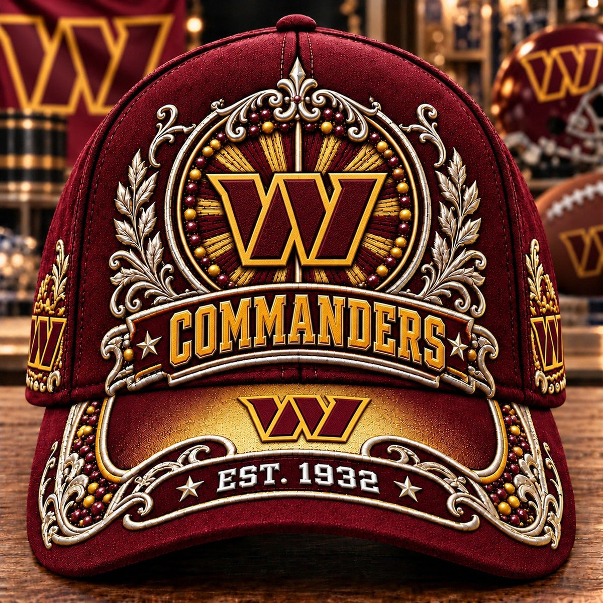 PREMIUM NFL X WAS 3D ROYAL CLASSIC CAP LIMITED EDITION