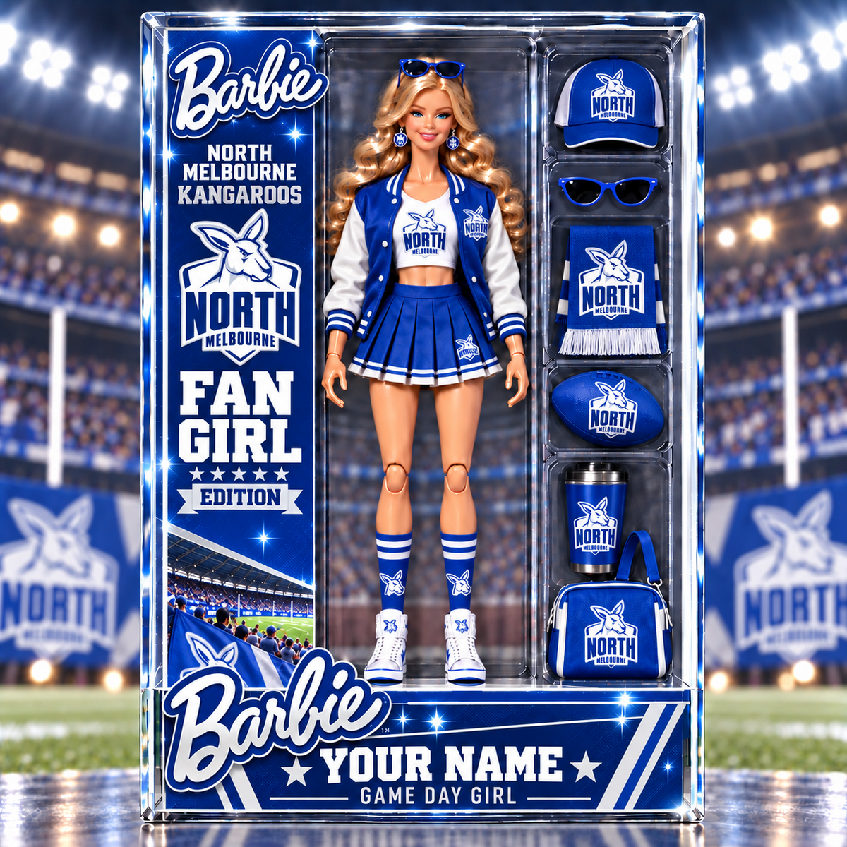 PREMIUM AFL X NM EXCLUSIVE Barbie Custom Name Acrylic Block Plaque Gifts For Fan - Limited Edition NDT VHM 170926
