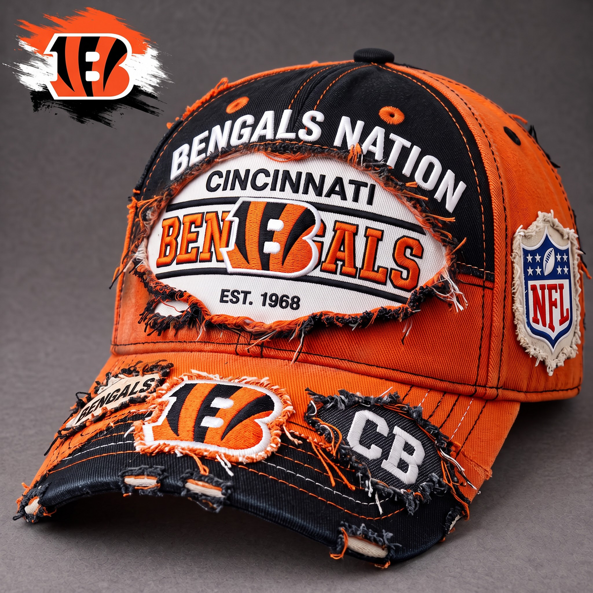 OFFICIAL NFL X PREMIUM CIN BESPOKE GAME DAY CAP EDITION