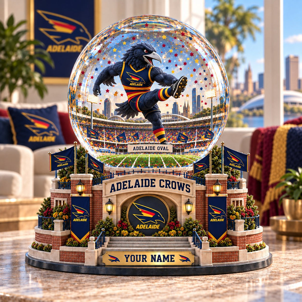 SIGNATURE AFL X AC EXCLUSIVE UNIQUE PERSONALIZED Acrylic Block Plaque Mascot Team Gifts For Fan