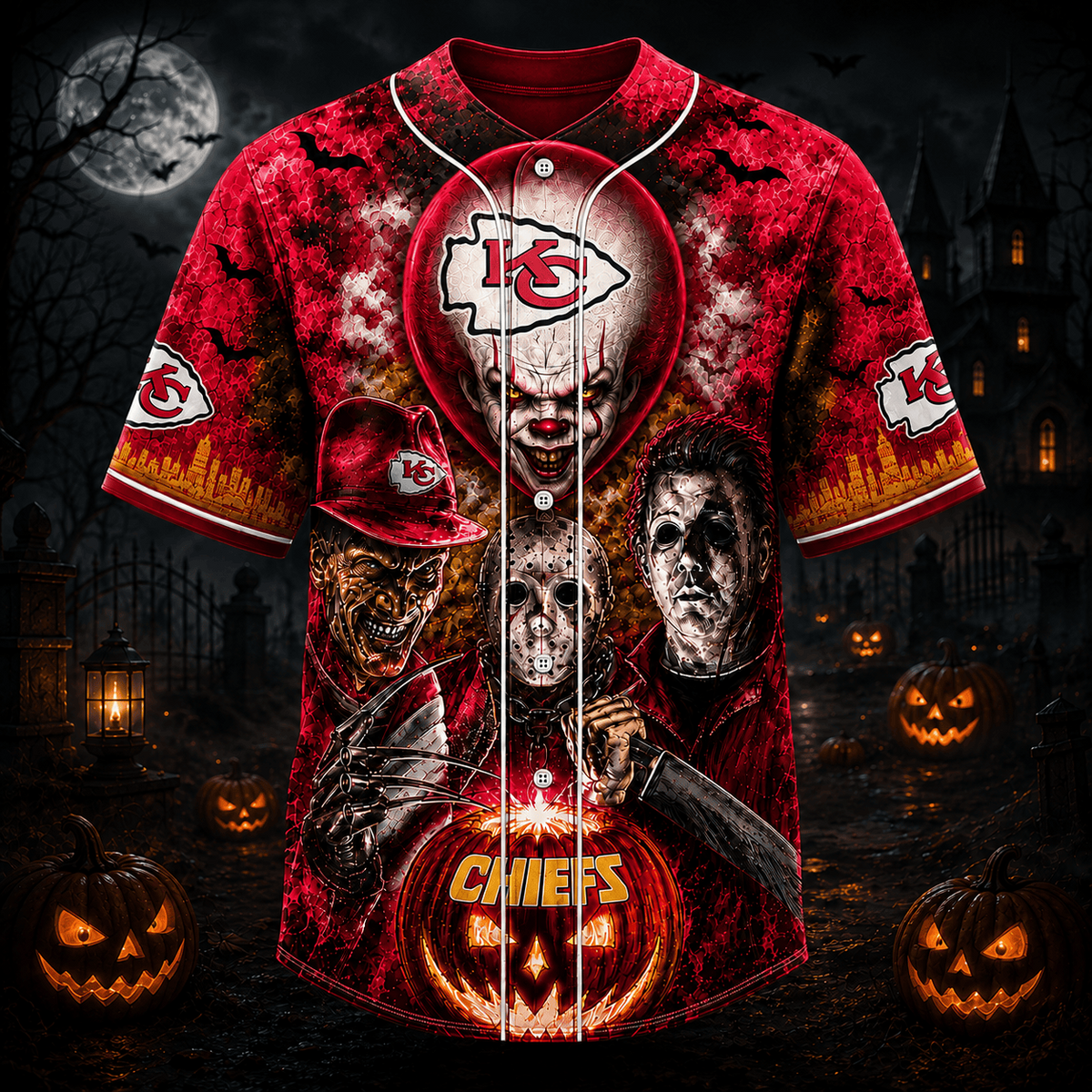 SIGNATURE NFL X KCC EXCLUSIVE Halloween Horror Jersey Limited Edtion