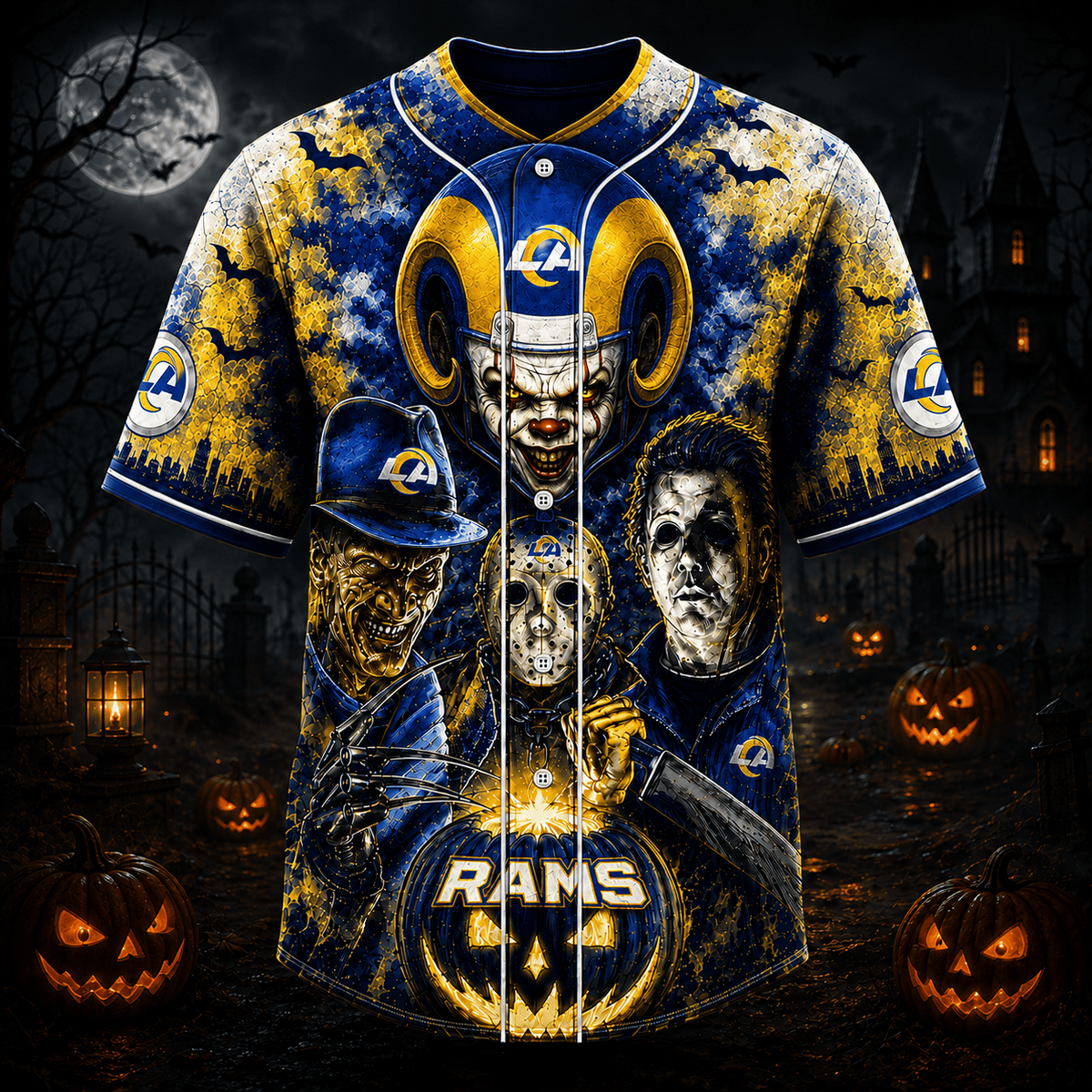 SIGNATURE NFL X LAR EXCLUSIVE Halloween Horror Jersey Limited Edtion