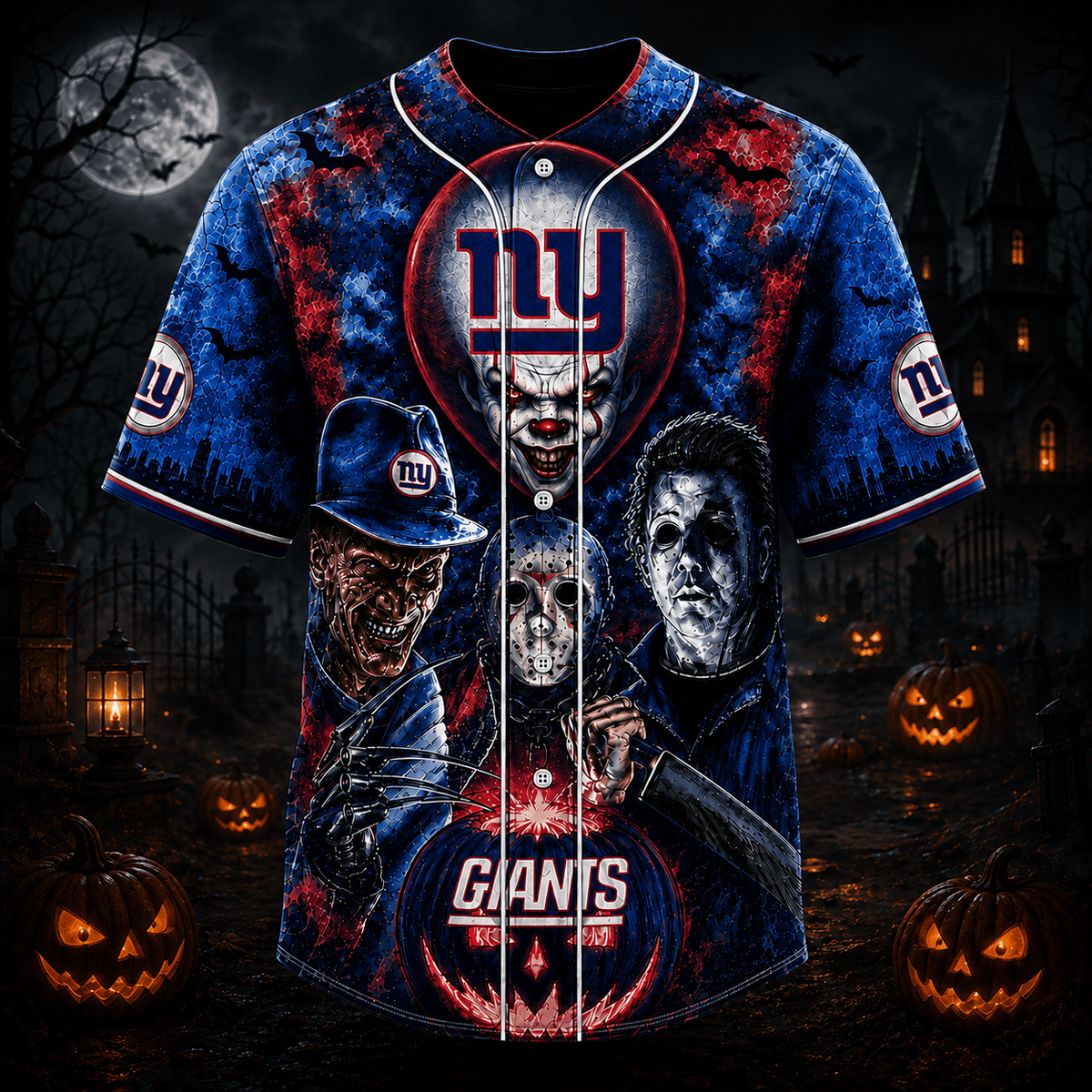 SIGNATURE NFL X NYG EXCLUSIVE Halloween Horror Jersey Limited Edtion