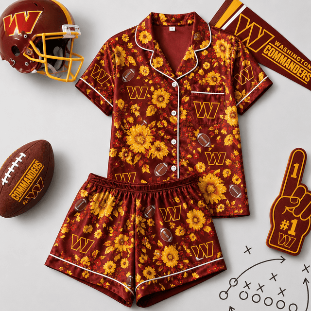 SIGNATURE NFL X WC EXCLUSIVE Blooming Game Day Pajamas Set