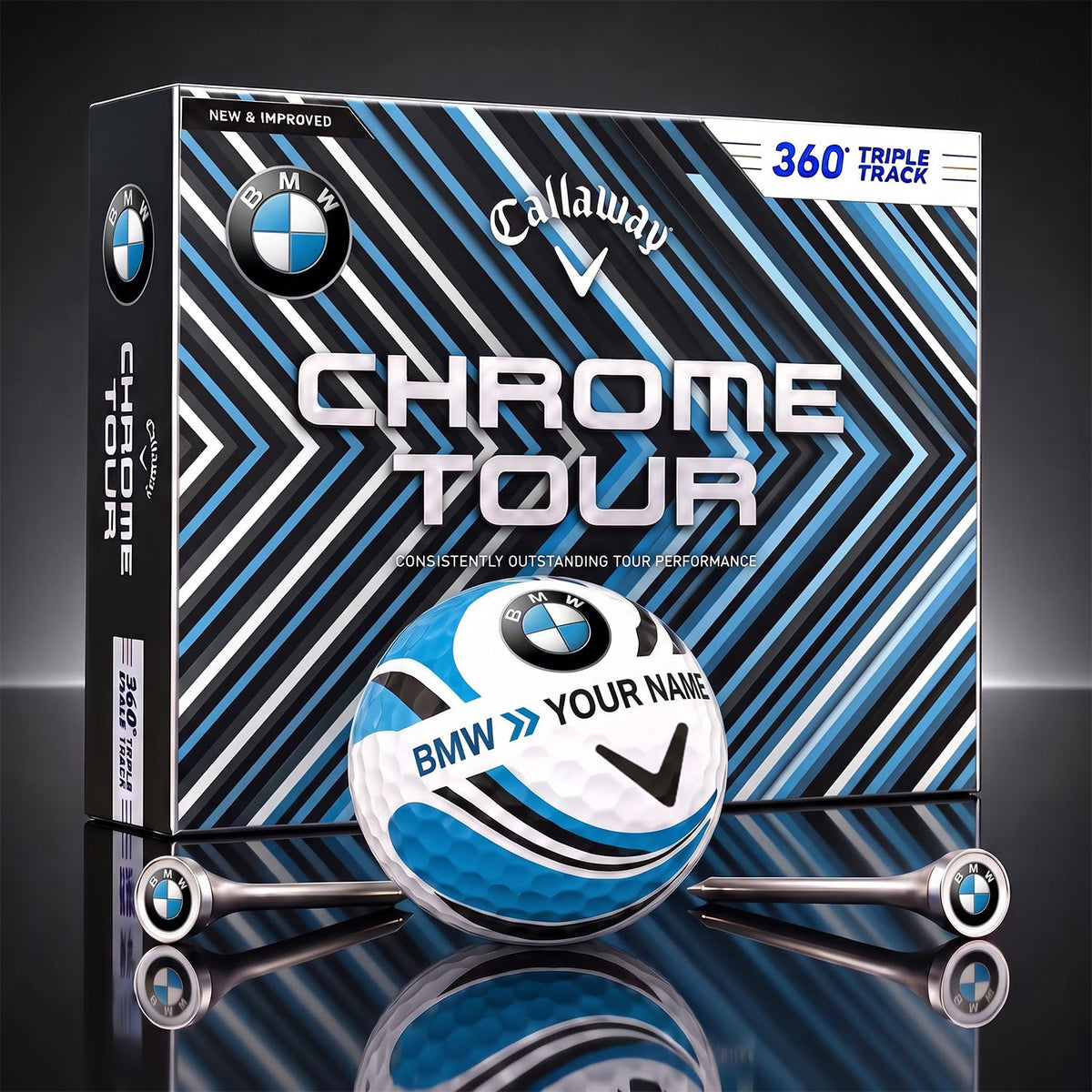 SIGNATURE BMW X BW EXCLUSIVE PERSONALIZED GOLF BALL V3 LIMITED EDITION NDT NHM 050926
