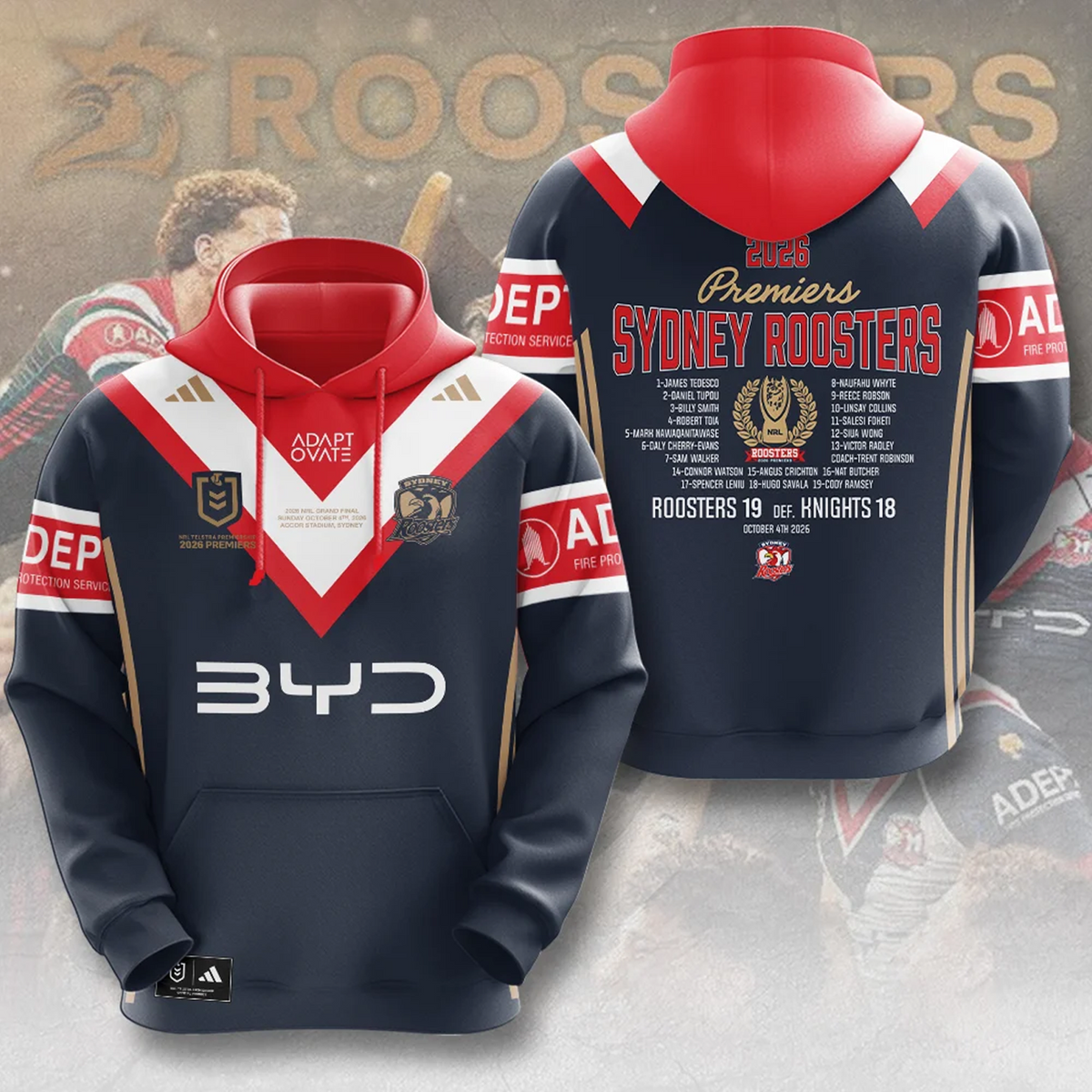 SYD 2026 Premiers 3D Shirt V9
