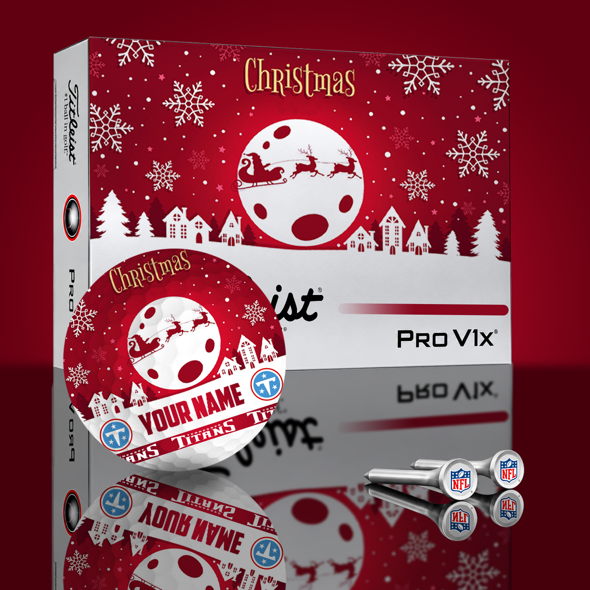 TEN x NFL PERSONALIZED GOLF BALL LIMITED EDITION V3