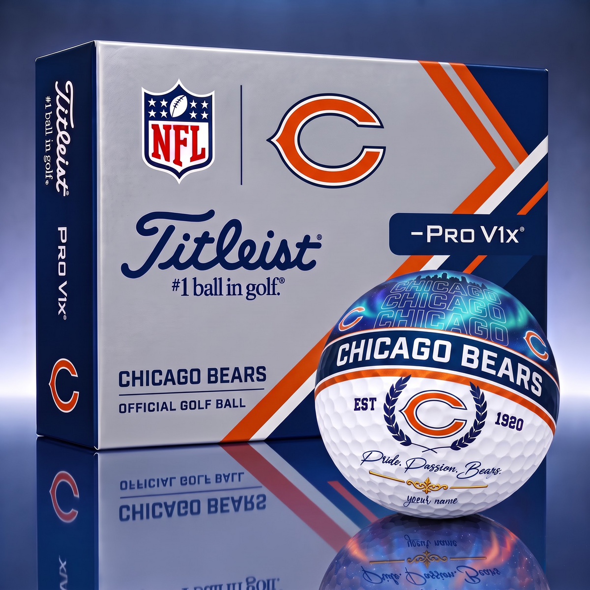 TITLIEST X SIGNATURE NFL CB EXCLUSIVE BESPOKE NAME GALAXY GOLF BALL V3 LIMITED EDITION