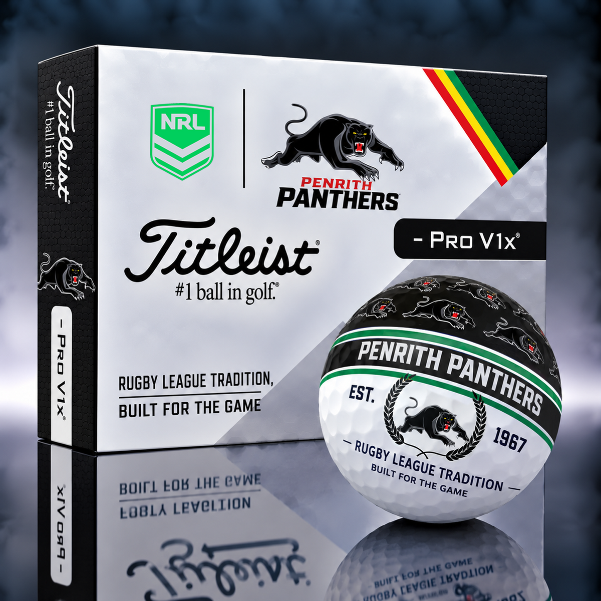 Titleist X Premium NRL PEN PERSONALIZED GOLF BALL LIMITED EDITION V5