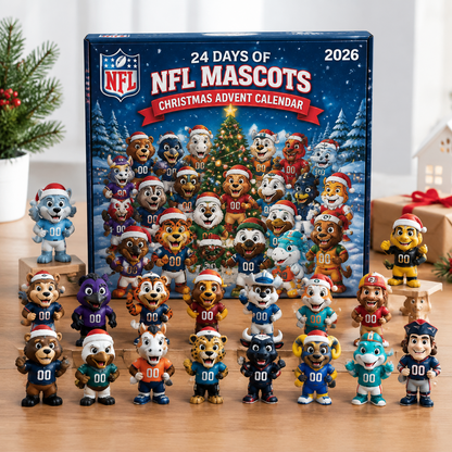 24 Days of NFL Mascots Christmas Advent Calendar 2026