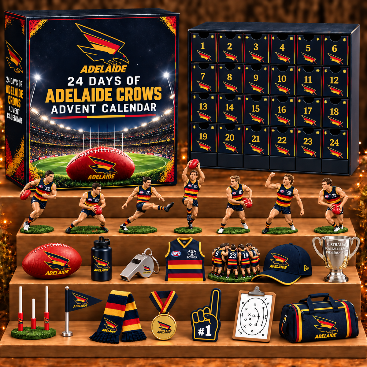 AC x AFL Personalized 24 Days Of Super Rugby Advent Calendar Blink Box