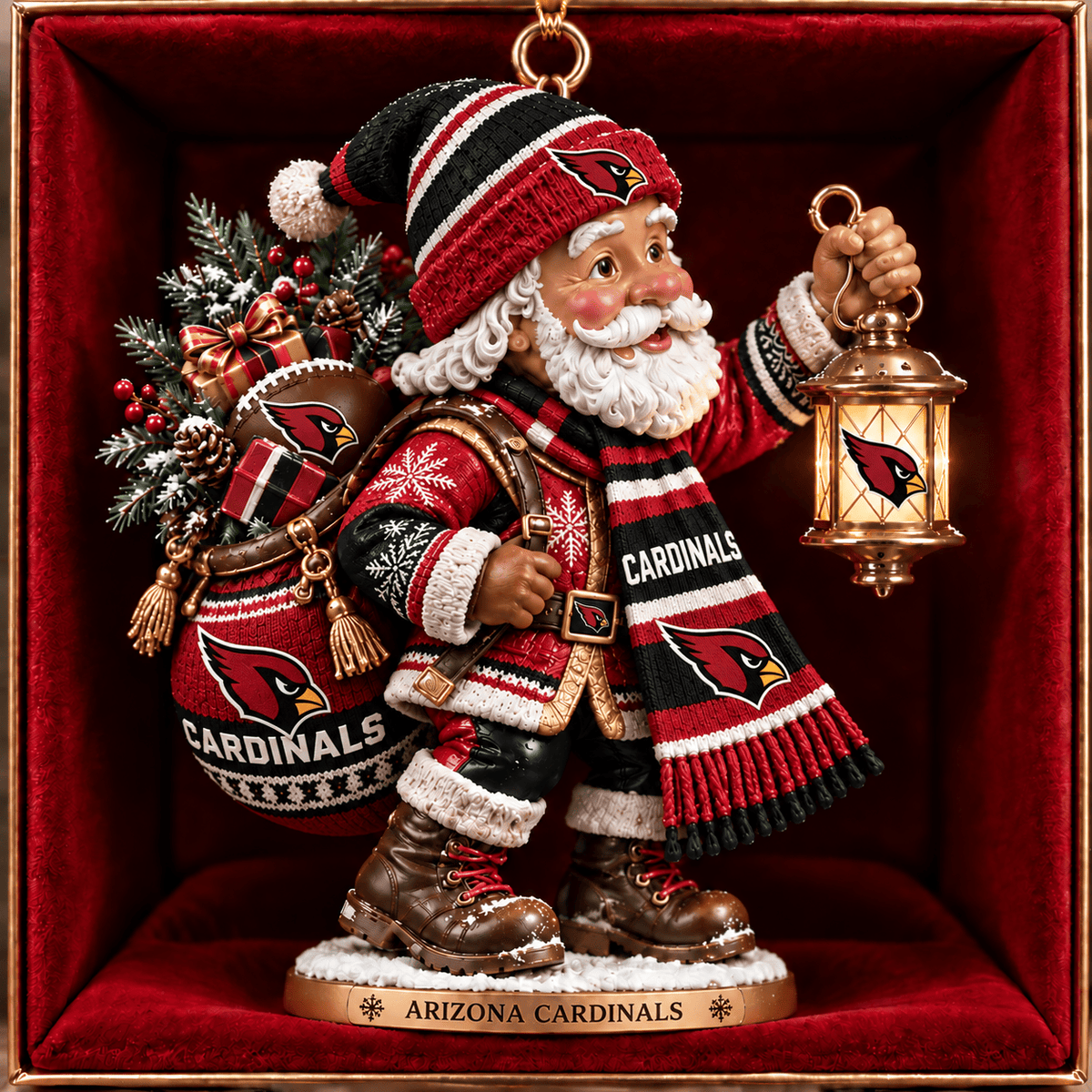 AC x NFL Santa Claus Ornament Chrismas For Fan