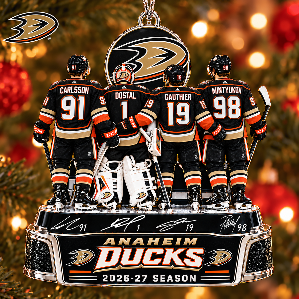 AD x NHL Game Day Premium Personalized Acrylic Ornament Gift For Fan
