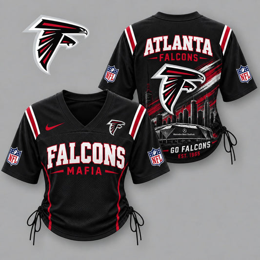 AF Premium NFL Game Day Women Lace-Up Jersey Shirt