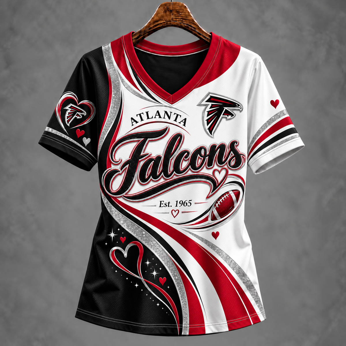 AF x NFL Premium Womenƒ??s V-Neck Shirt