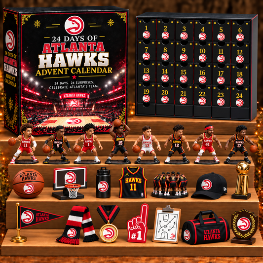 AH x NBA Personalized 24 Days Of Basketball Advent Calendar Blink Box
