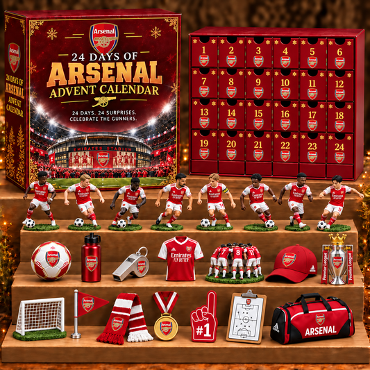 ARS x EPL Personalized 24 Days Of American Football Advent Calendar Blink Box